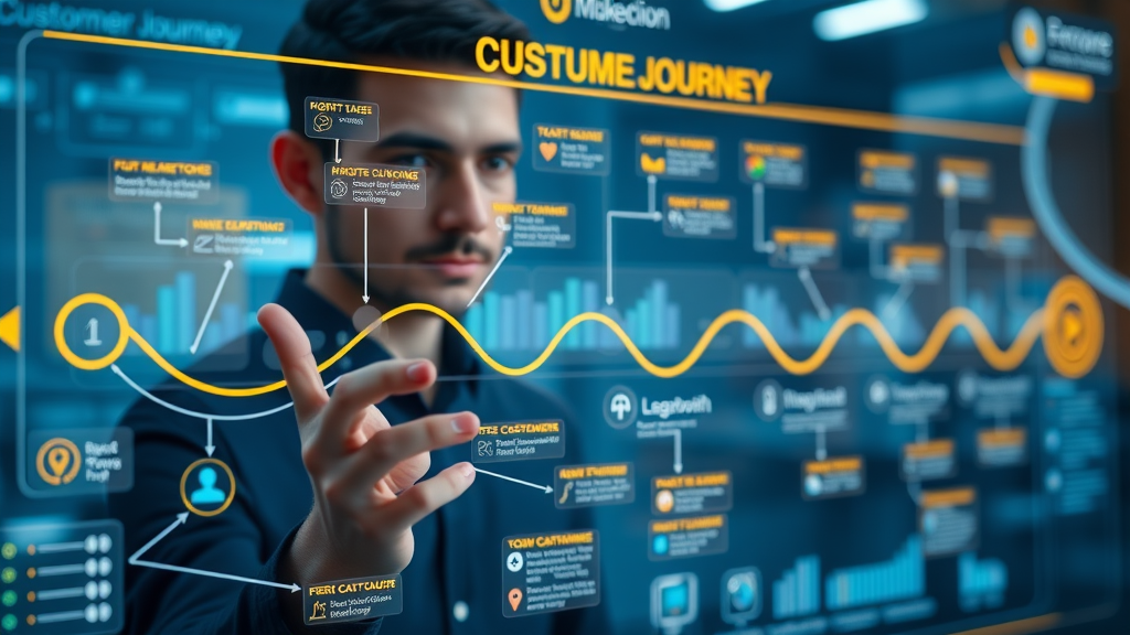interactive customer journey map enhanced by machine learning for digital marketing