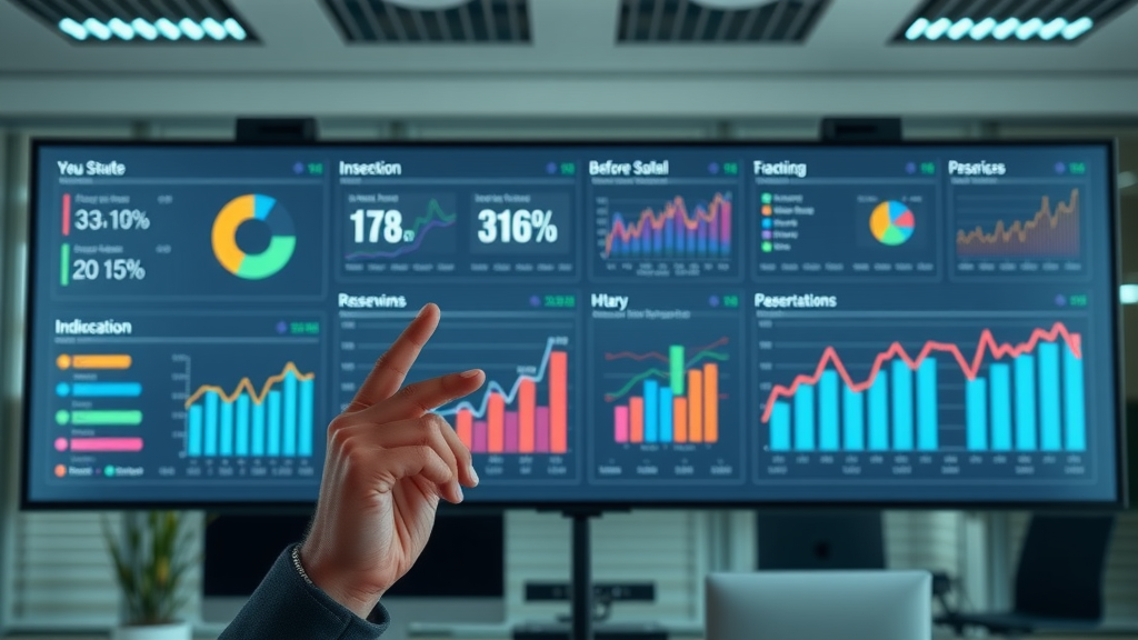 digital marketing dashboard showing improved KPIs from machine learning in marketing